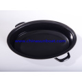 Enamel Carbon Steel Roaster with Sticks